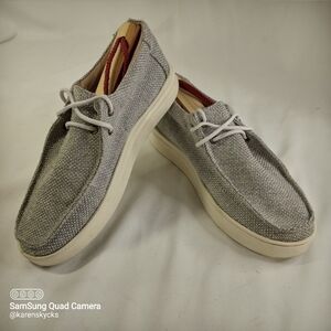 𝅺mks Sz 36/7 Gray Canvas Loafers